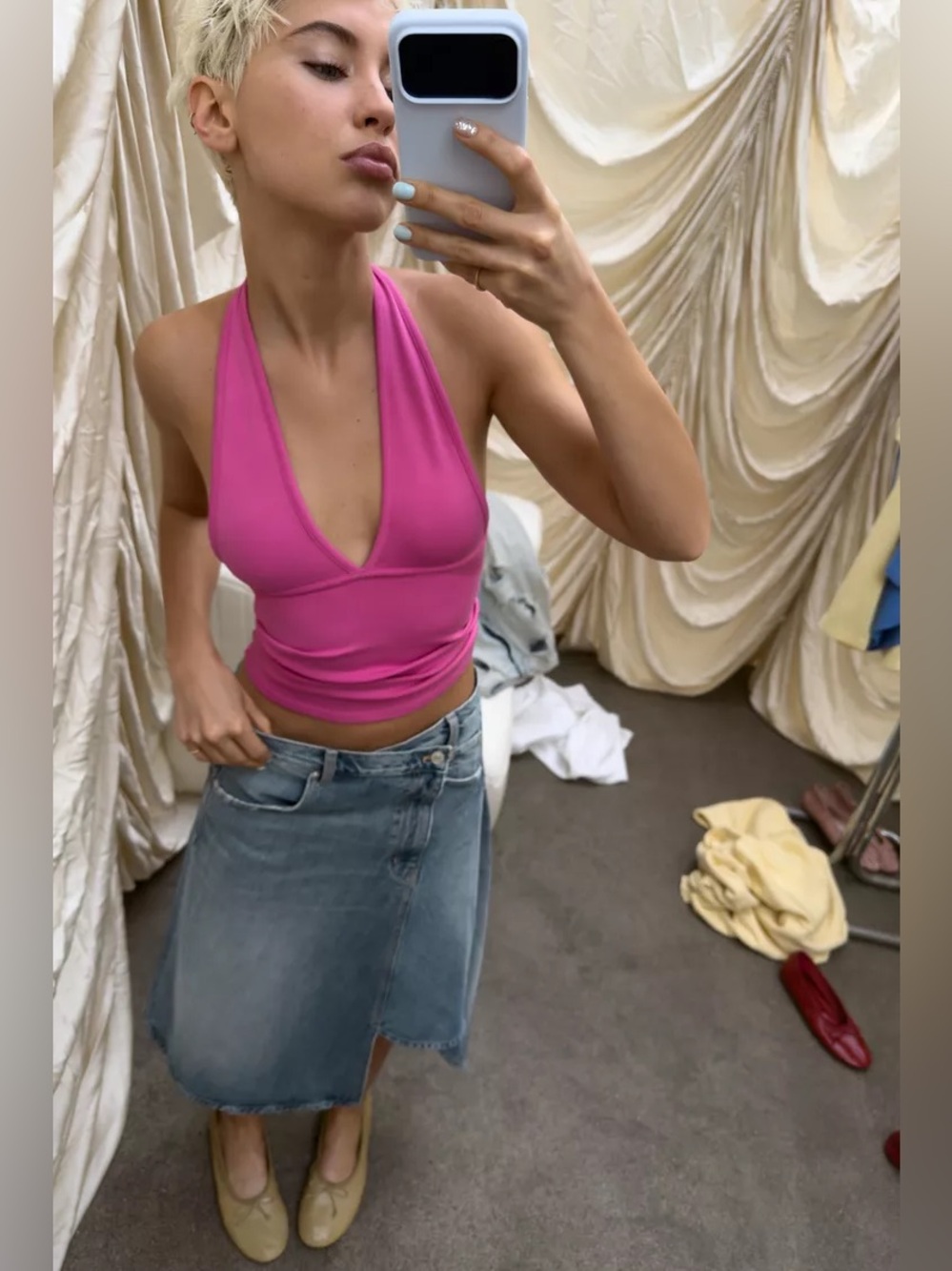 ZARA HALTER TOP